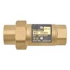 HYDRO MASTER Brass Dual Check Valve, 1/2" FNPT, Solid Brass,