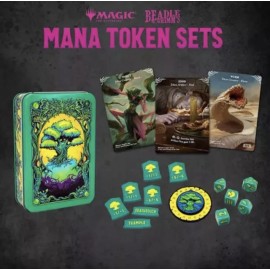MTG Token Set Green Mana Metal Token Set By Beadle & Grimm's