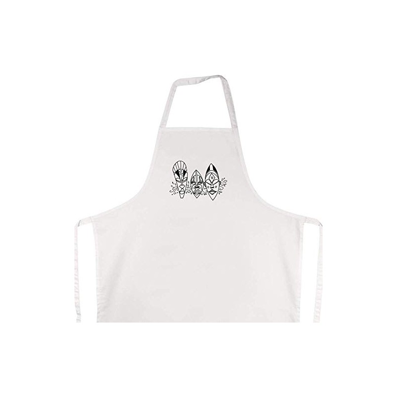 'African Masks' Unisex Cooking Apron (AP00010083)