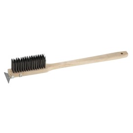 Winco Heavy Duty Steel Wire Brush, 20-Inch