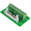 IDC26P DIN Rail 26Pin 5mm Mount Interface Module Male Connector