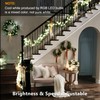 Brizled Color Changing Halloween Lights, 66ft 200 LED RGB Christmas