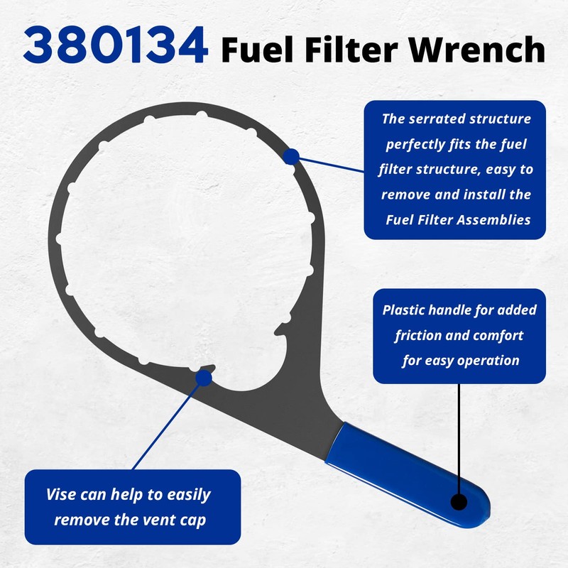 usvehj 6 Inch 380134 382 Fuel Filter Collar Vent Cap