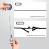 Pack of 3 Key Fob Extendable, Extendable Lanyard, Multifunctional Retractable