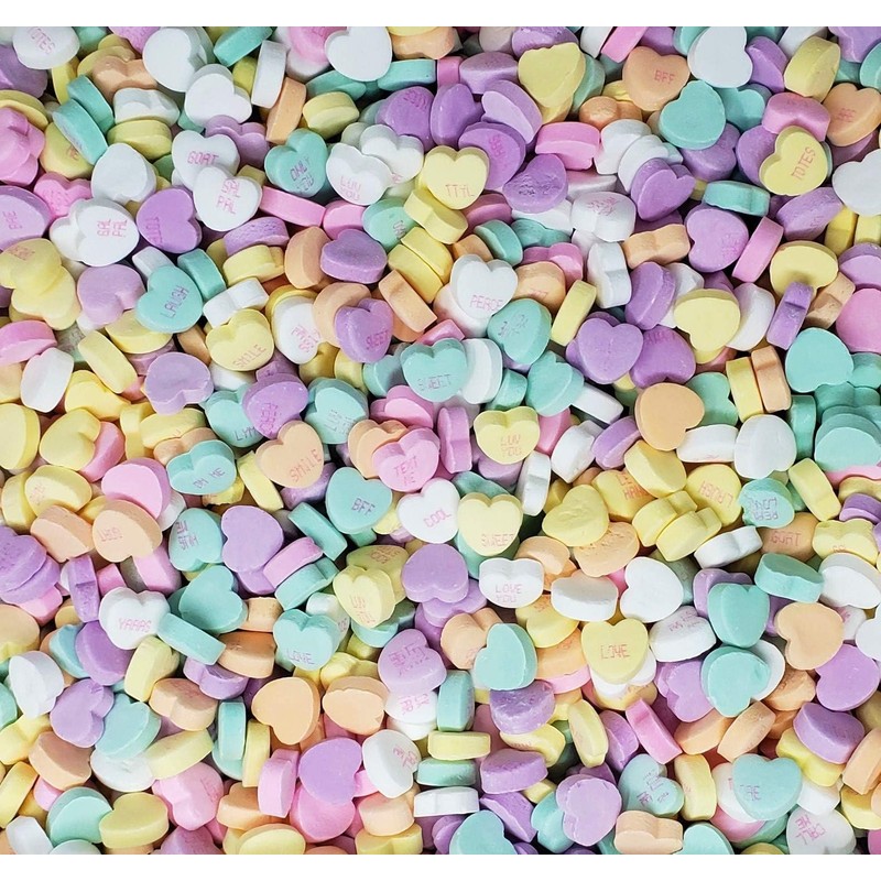 Candy Retailer Valentin's Day Conversation Heart Candies (2 Lb, Small)