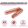 ARCCAPTAIN MIG Welding Contact Tips 11-30 (0.030") Welding Tips for