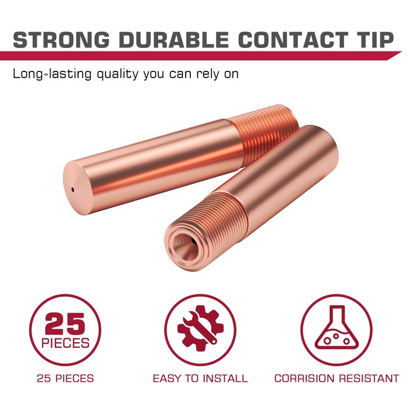 ARCCAPTAIN MIG Welding Contact Tips 11-30 (0.030") Welding Tips for