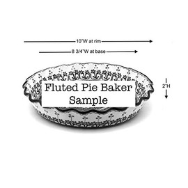 Polish Pottery Baker - Pie Dish - Fluted - Huckleberry