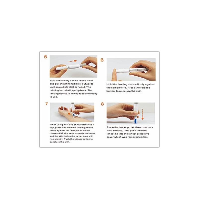 28G MediMad Blood Lancets Fully Compatible for PiC Indolor, Microlet,