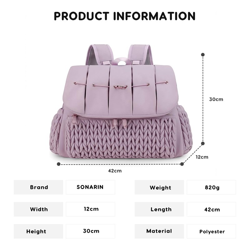 SONARIN Convertible Diaper Bag Backpack Waterproof Nappy Changing Bag Travel