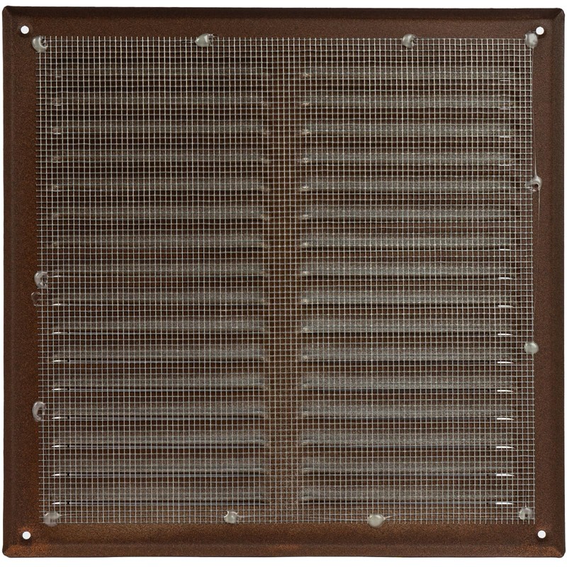 HVAC OV 10" x 10" Inch Brown Stainless Steel Square