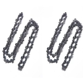 "10-Inch 3/8" LP .043" Gauge Chainsaw Chain 40DL, Fits Milwaukee/Ryobi/Worx Pole Saws (Model: P546, WG322, LCS1020) - 2 Pack R40 Chains"