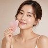 Gua Sha Rose Quartz Heart Massager Facial Meridian x 2