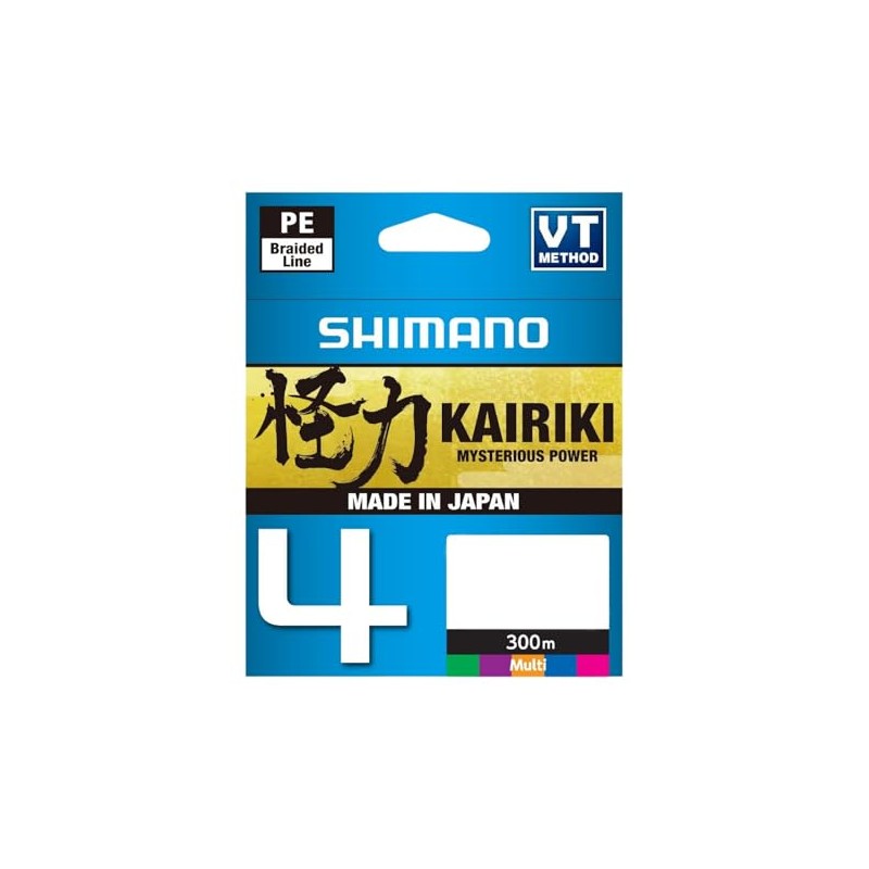 SHIMANO 4 Brins Kairiki 4 LDM64TE2521530M Braided Braids 300 m