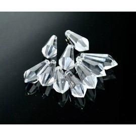 (10) AAA  30%  LEAD CRYSTALS Prism CHANDELIER Small Diamond Prism Cut
