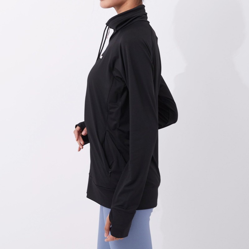 Fila 222063 Women's Rash Guard, Amphibious, Block Mesh, Stand Collar