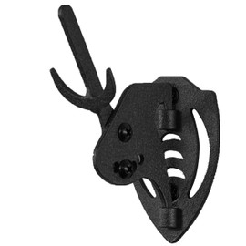 Skull Hooker Mini Hooker Skull Hanger - Perfect Kit for Hanging and Mounting Taxidermy Bear, Small Deer, Pronghorn, and Other Smaller Skulls for Display, Graphite Black