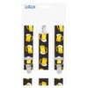 Boland - Hosenträger, 1 Stück, Elasthan, Gummi, Metallschließe, Lederpatch, Suspenders,