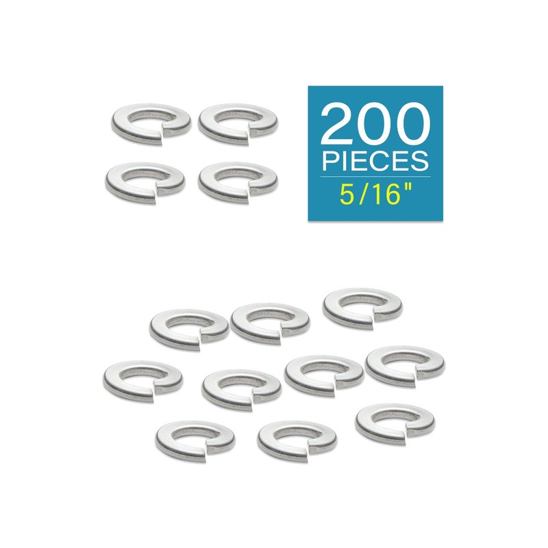 IMScrews 5/16" Spring Lock Washers - 304 Stainless Steel -