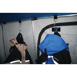 CLAM 8824 Hang Hook - 2 Pack, Silver