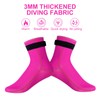 ABPOK 3mm Wetsuit Socks, Neoprene Diving Socks Anti-slip Thermal, Adjustable