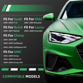 Torsiva K6667 68 2PCS Sway Bar End Link for Saab 05-09 9-7x, for Olds 02-04 Bravada, for Buick 04-07 Rainier, for Isuzu 03-08 Ascender, for Chevy 02-06 SSR Trailblazer EXT, for GMC 02-09 Envoy XL XUV