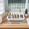 Goderewild Goderewild Collapsible Dish Rack with Drainboard for Drying Dishes