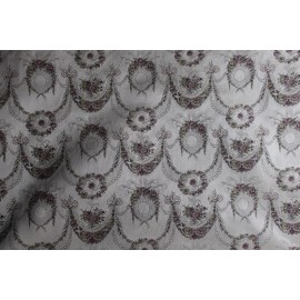 Brunschwig & Fils, Rose Arabesque, Embroidered, 54" Wide X BTY, Clr Beige Multi