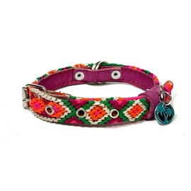 Tulum HM | Mexican Handmade Collars for Small, Medium and Large Dogs. Washable and High Performance Durability to Daily Use. (S)