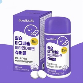 어린이 칼슘 마그네슘 비타민D 아연 망간 90정 45일분 맛있는 츄어블 뼈형성 건강관리 성장발육 뼈가약한 Children's Calcium Magnesium Vitamin D Zinc Manganese 90 Tablets 45-Day Supply Delicious Chewable Bone Formation Health Management Growth Development Weak Bones