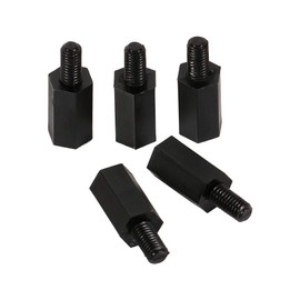 100pcs Plastic Nylon Hex M3 6mm 8mm 10mm 12mm (15mm) Spacer Male Female Spacer M3 5mm 6mm 8mm 10mm Round Head Bolt M2 M3 M4 Nut
