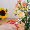 MANUFORE Flower Scissors Stainless Steel Pruning Shears with Comfortable Non-Slip