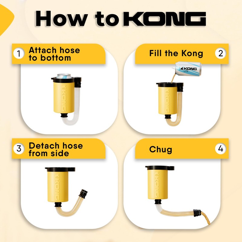 The Kong 2.0 - A Portable Can or Bottle Cooler/Cup