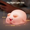 Myratts Cute Pig Night Light, 3 Level Dimmable Nursery Nightlight,