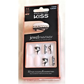 Kiss JEWEL Fantasy 30 Nails + 6 Jeweled Nails #71518