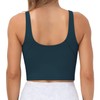 Women’s Longline Sports Bra Wirefree Padded Medium Support Yoga Bras