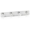 RICOO MH025S-4 Stainless Steel Coat Hook, Wall Hook, Silver with