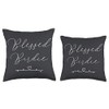 Blessed Birdie Throw Pillow