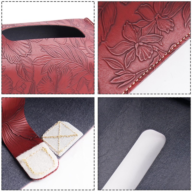 Hennaja Leather Cover for Disposable Paper Hand Towel Box, Compatible