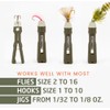 TYEPRO Fly & Ice Fishing Knot Tying Tool, Fly/Jig/Hook (2-Pack)