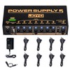 JOYO Guitar Pedal Power Supply Rechargeable with 8 Isolated Outputs