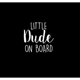 Little Dude On Board NOK Decal Vinyl Sticker |Cars Trucks Vans Walls Laptop|White |5.5 x 5.4 in|NOK1388