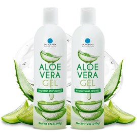 Gel de aloe vera natural con aceite de emú para rostro, cuerpo y cabello Hidrata y alivia la piel seca, las quemaduras solares y la irritación 24 oz Fabricado en EE. UU.