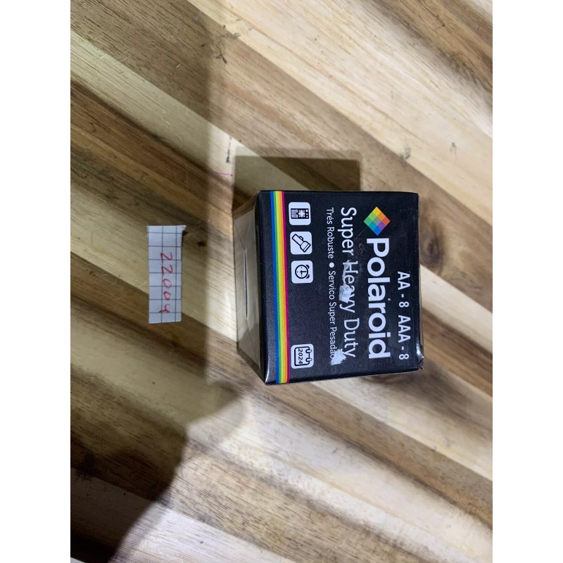 Polaroid Poloroid Super Heavy Duty Batteries AA X8 -AAAX8 (22000)