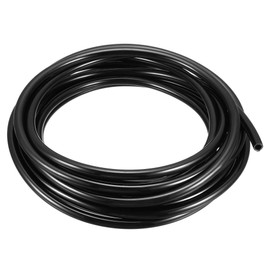 uxcell Pneumatic Air Tubing, 8mm OD x 5mm ID 5.5m(18Ft) PU Polyurethane Air Compressor Tubing Hose Pipe Black