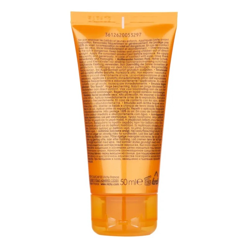 Protector Solar Rostro Toque Seco Fps 50 Vichy