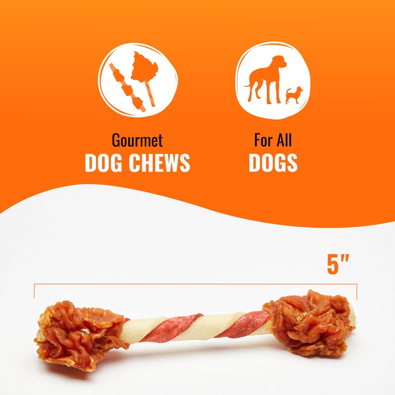 GOOD 'N' FUN Double Pops Long-Lasting Dog Treat, with Real