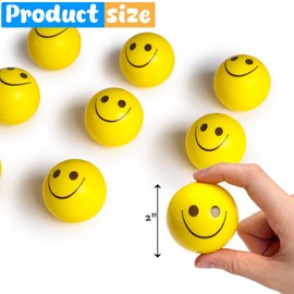 LovesTown 40PCS Stress Balls Bulk, 2 Inch Sensory Toys for Kids Squishies Fidget Toys Stress Relief Gifts for Coworker Classroom Prize Party Supplies Goodie Bag Stuffer