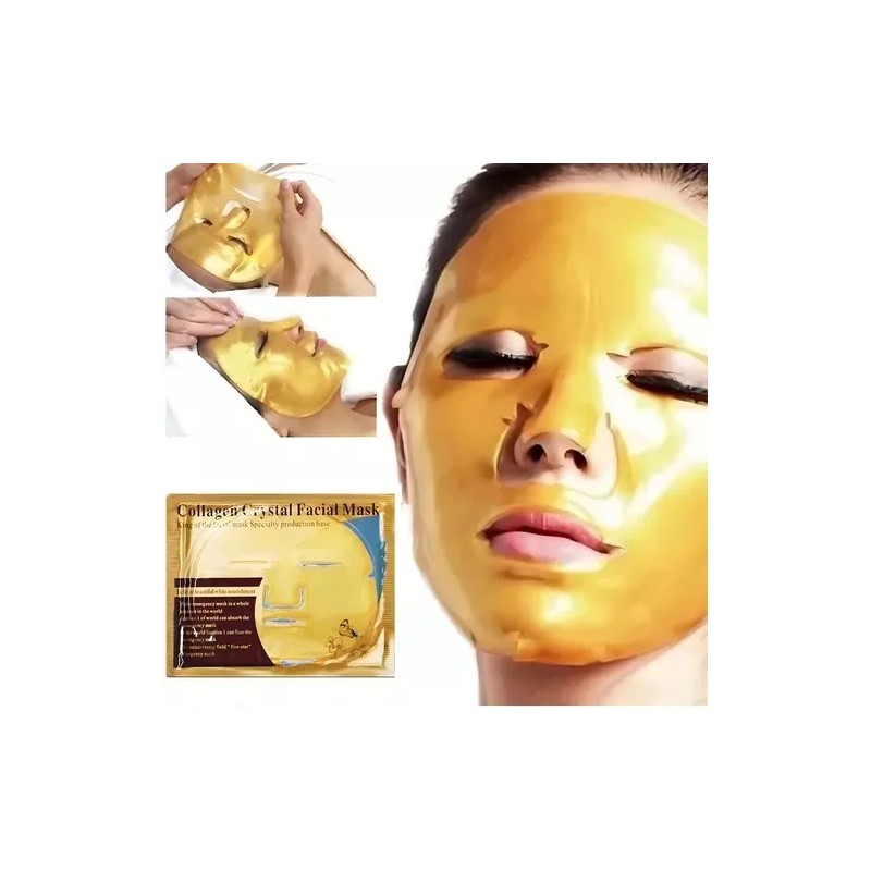 Mascarilla Oro Colageno Revitalizante Anti Edad 10 Pzs