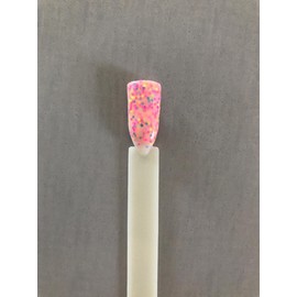 Sparkle & Co. Dip Powder- dp.101 Unicorn Confetti (Pink Base)